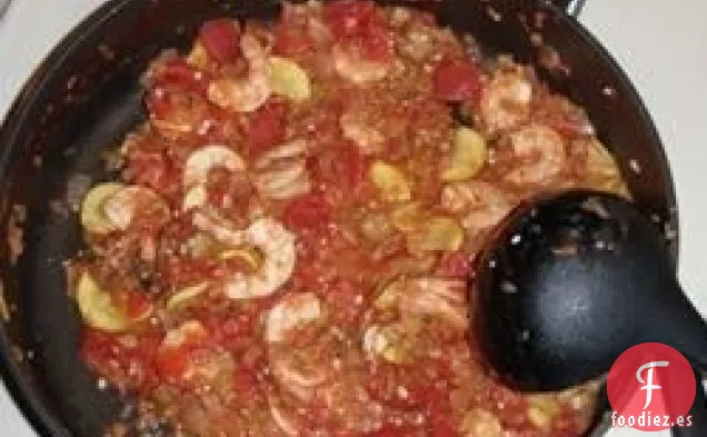 Estofado de Camarones y Verduras