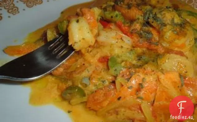 Curry de Camarones