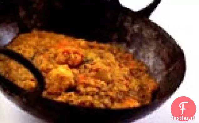 Estofado de Lentejas Picante del Sur de la India