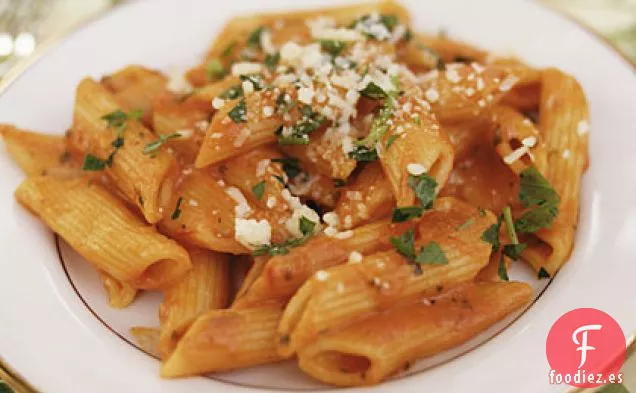 Penne a la Vodka más ligero