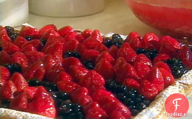 Tarta de Bayas con Crema de Jengibre