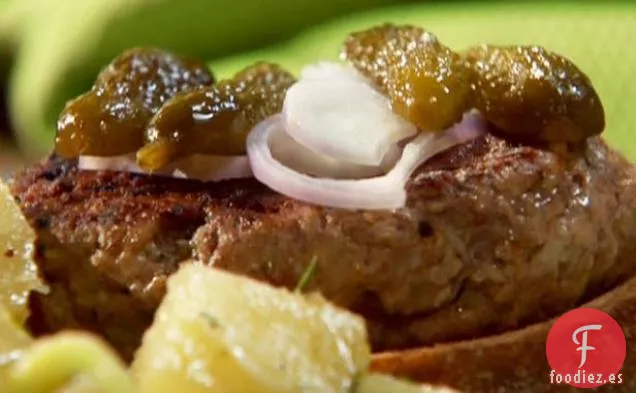 Hamburguesas de Cerdo Campestre y Pimienta