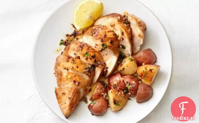 Pollo con Ajo y Patatas