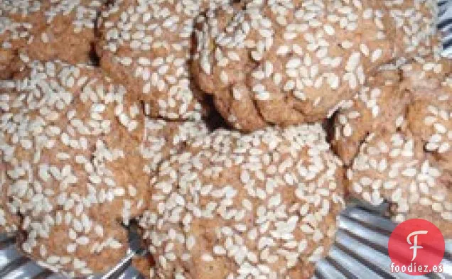 Galletas de Sésamo de Vino Tinto