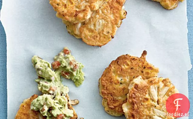 Buñuelos de Maíz y Cangrejo con Guacamole