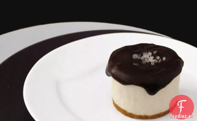 Pastel de Queso sin hornear de Maní salado