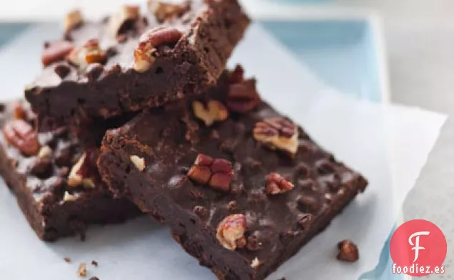 Brownies Sorpresa de Chocolate Triple