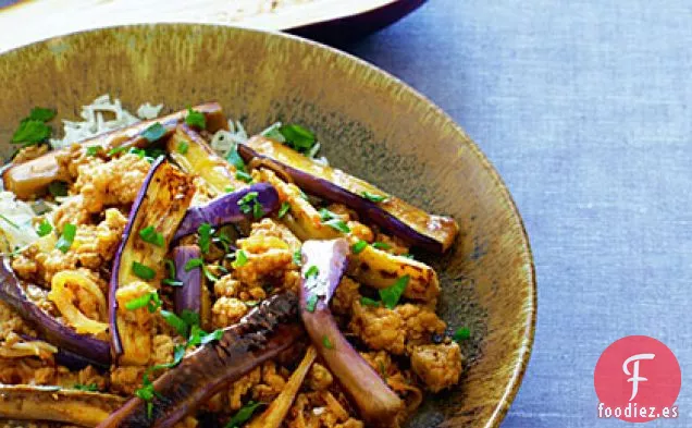 Berenjena Picante con Cerdo