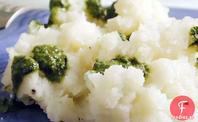 Puré de Patatas al Pesto