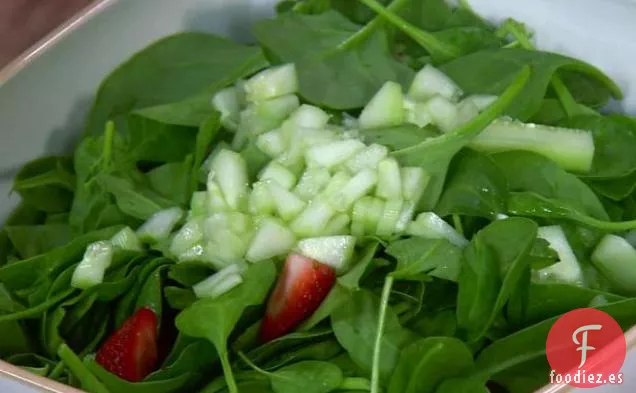 Ensalada de Espinacas y Fresas