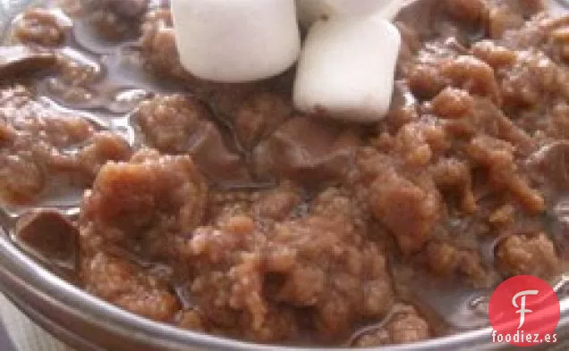 Postre de Malvavisco y Mantequilla de Maní