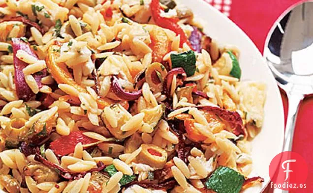 Ensalada de Orzo de Verduras Asadas