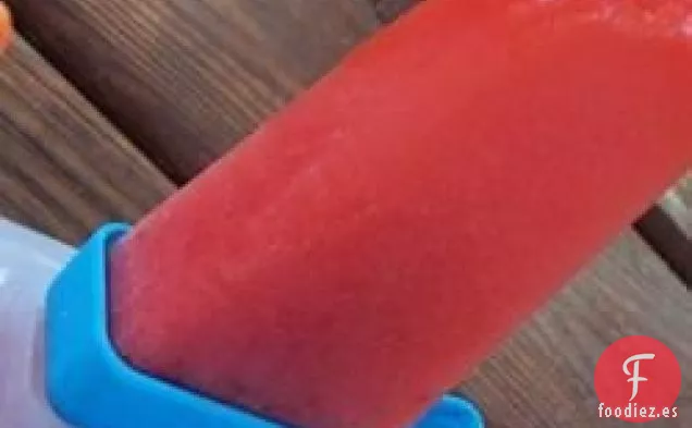 Paletas de Hielo de Limonada de Fresa