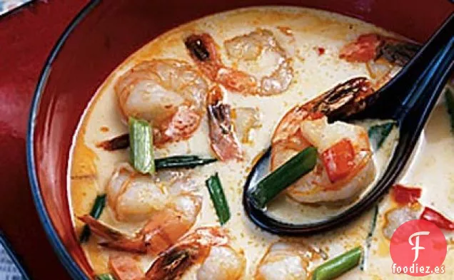 Sopa de Camarones y Coco