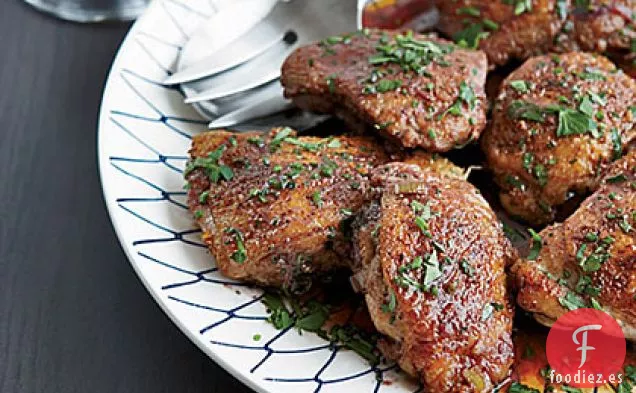 Muslos de Pollo Frotados con Especias