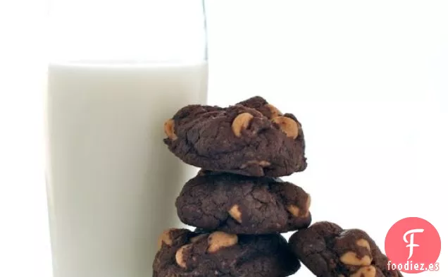 Receta de Galletas de Chocolate Con Chips de Mantequilla de Maní