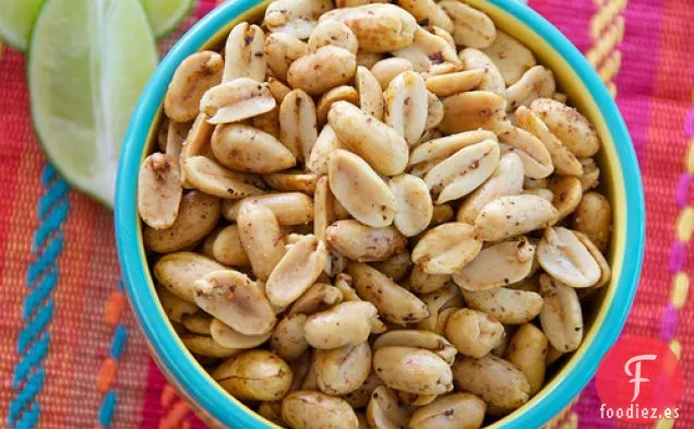Cacahuetes con Chipotle y lima
