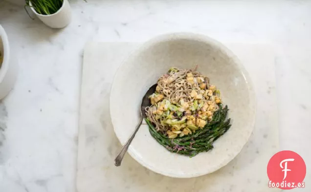 Receta de Ensalada de Fideos de Maní de Día Perezoso