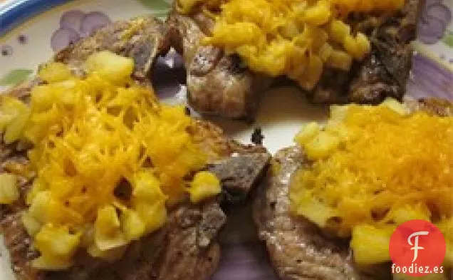 Chuletas de Cerdo Dulces y Sencillas