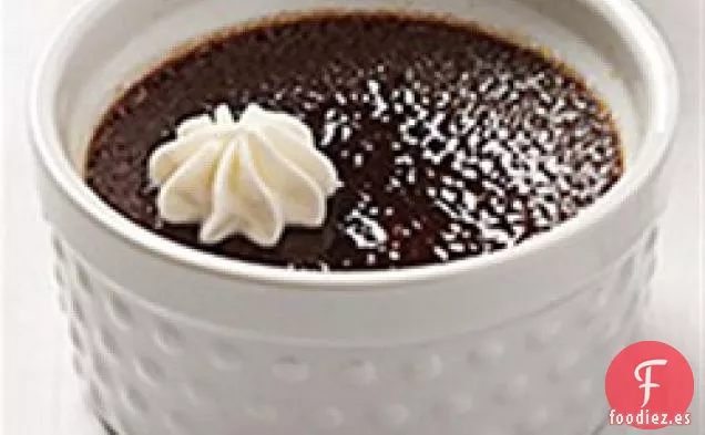 Brulee de Crema de Cereza y Chocolate Negro