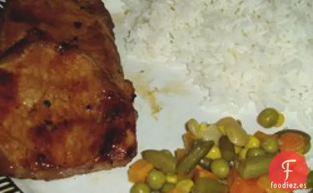 Chuletas de Cerdo con Limonada