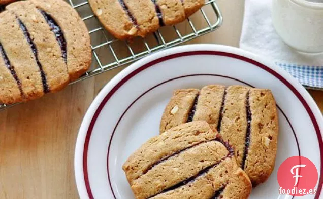 Galletas de Mantequilla de Maní y Mermelada
