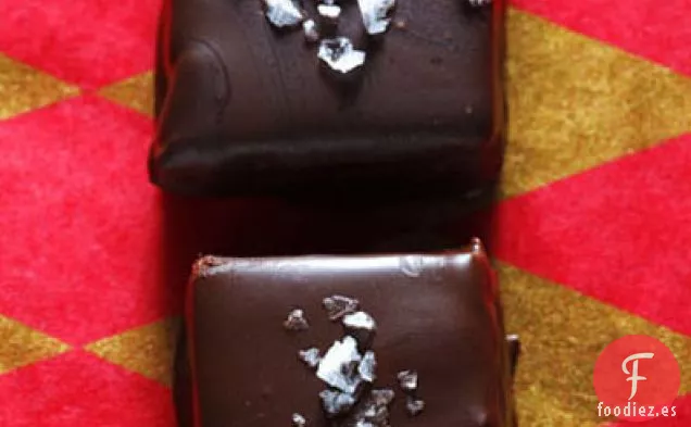 Cuadrados De Turrones Con Chocolate Y Mantequilla De Maní