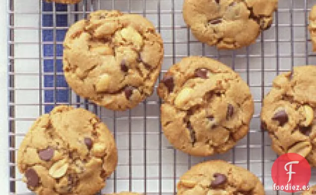 Galletas de chocolate y maní sin harina