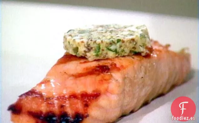 Mantequilla de Mostaza con Albahaca y Alcaparras