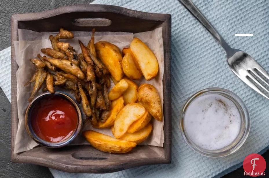 Pescado con Patatas Fritas al estilo Inglés