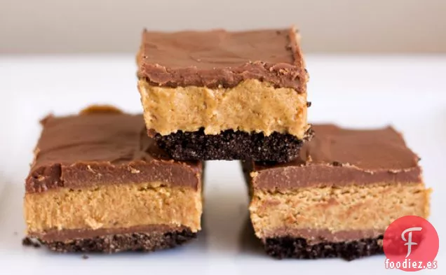 Cuadrados Ricos de Mantequilla de Maní y Chocolate