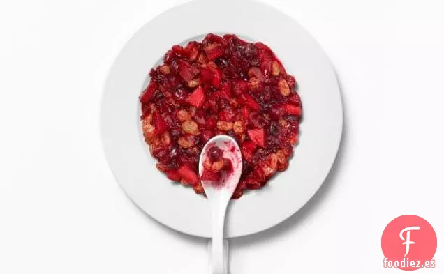 Salsa de Arándanos para Tarta de Manzana