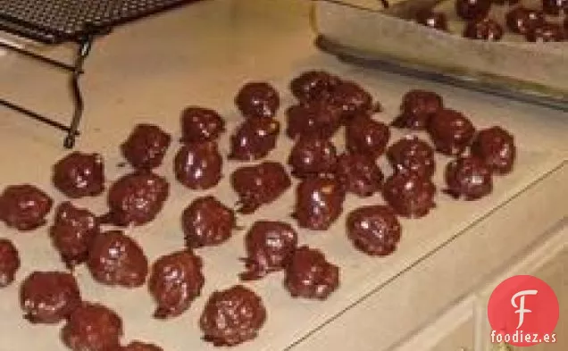 Bombones de Mantequilla de Maní