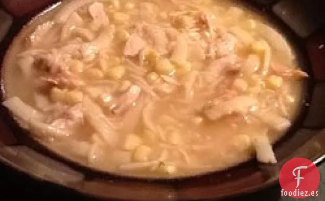 Sopa de Maíz de Pollo Holandés de Corte Corto PA