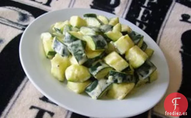 Calabacín con Queso Crema