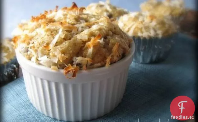 Muffins de Chocolate con Mantequilla de Maní de Plátano más saludables