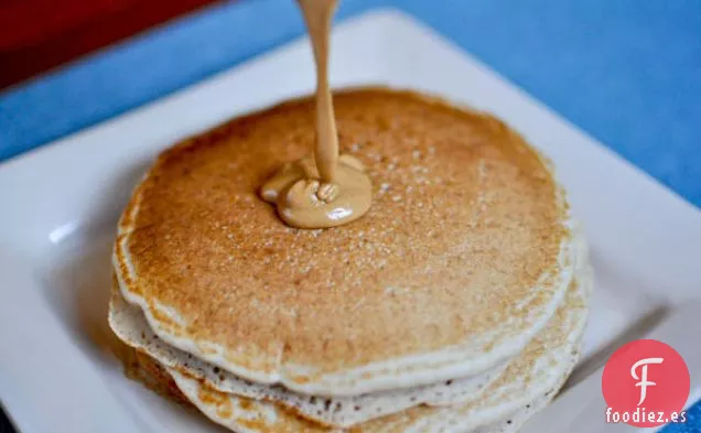 Tortitas De Mantequilla De Maní Con Cobertura De Gelatina