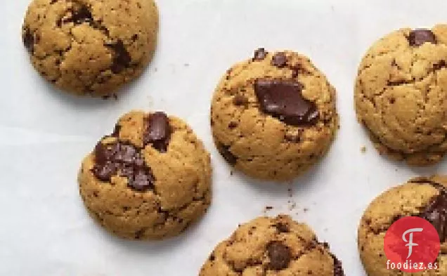Galletas con Trozos de chocolate y Mantequilla de Maní