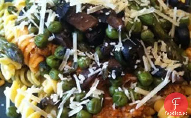 Pasta Portobello de Espárragos