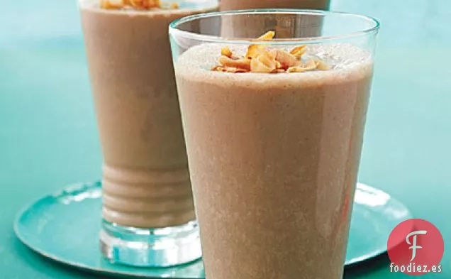 Batido de Almendras, Chocolate y Coco Tostado