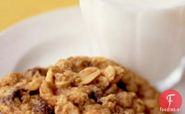 Galletas de Avena con Chispas de Chocolate y Mantequilla de Maní