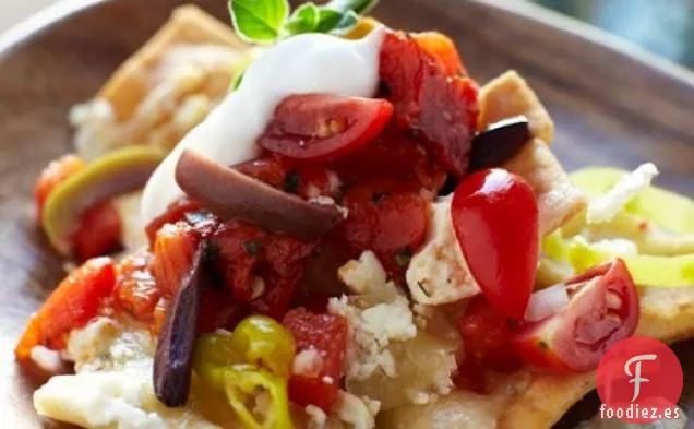 Nachos de Estilo Griego