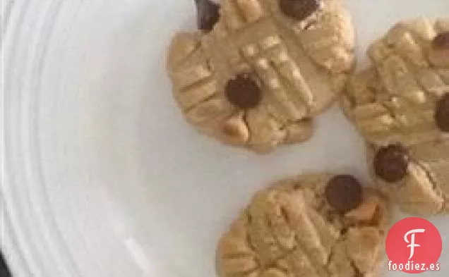Galletas Perfectas de Mantequilla de Maní Sin Gluten