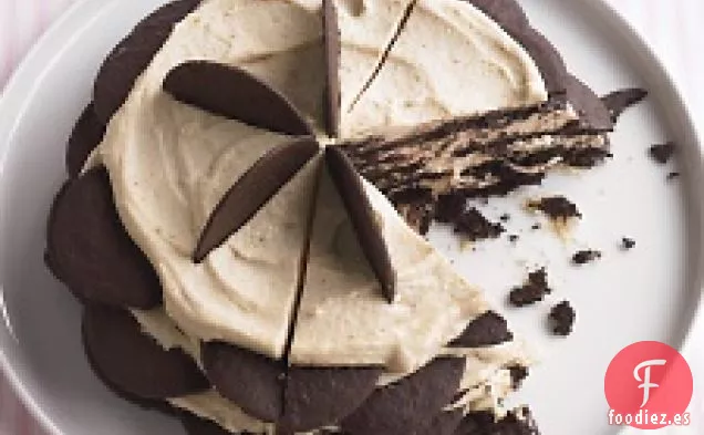 Pastel de chocolate con mantequilla de cacahuete