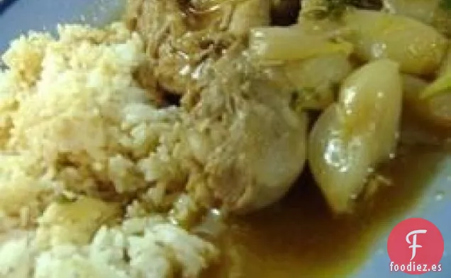 Estofado de Pollo griego (Stifado)