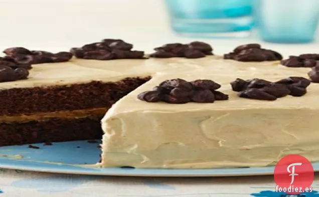 Pastel de Mantequilla de Maní en Racimo de Chocolate