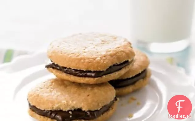 Galletas de chocolate y mantequilla de maní