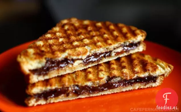 Tostadas De Mantequilla De Maní, Plátano Y Chocolate