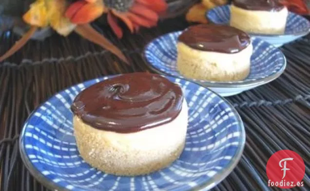 Galletas de Mantequilla de Maní Con Costra Mini Pasteles de Queso Con C
