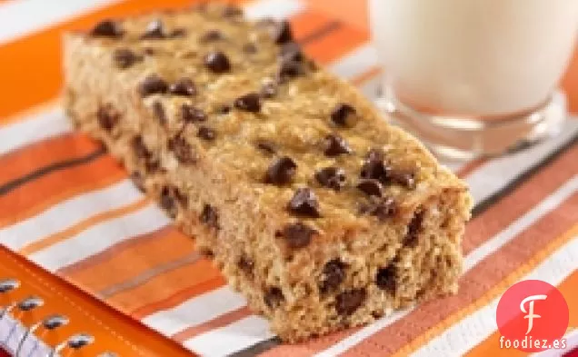 Barras de Desayuno con Mantequilla de Cacahuete y Chocolate